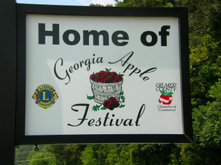 Apple Festival sign